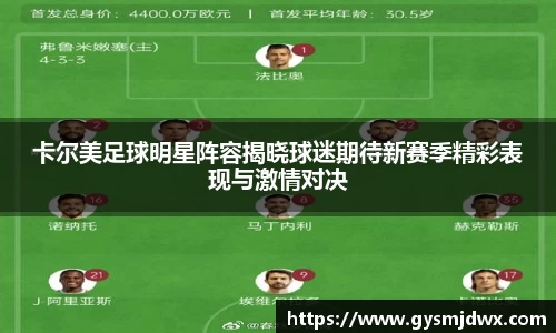 卡尔美足球明星阵容揭晓球迷期待新赛季精彩表现与激情对决